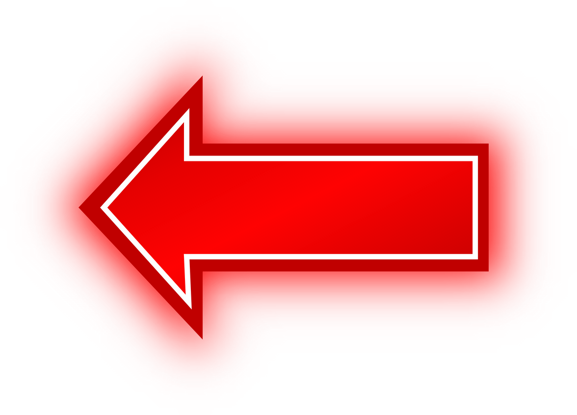 Neon Red Arrow Banner, Neon Arrow